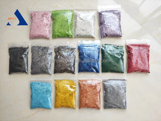 オーダーメイド サイズ ミカ フレイク 赤 緑 黄金 茶色 オプション